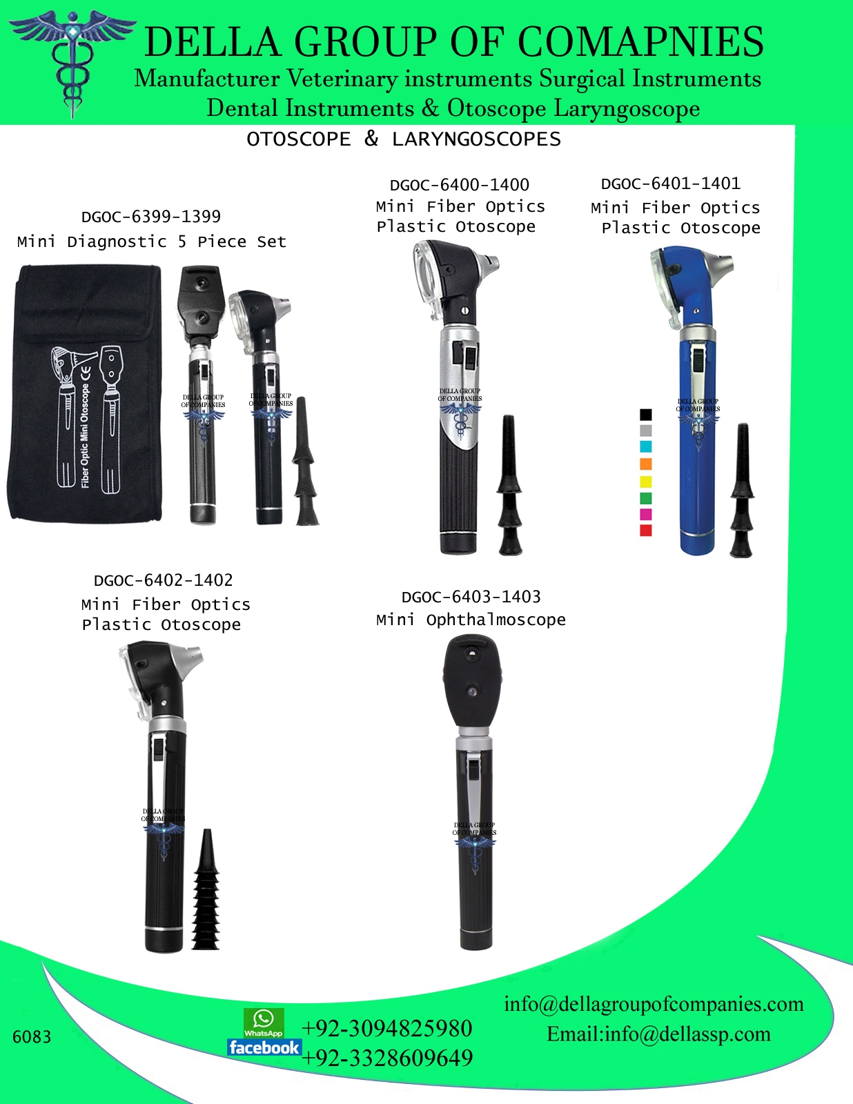 Otoscope & Laryngoscopes